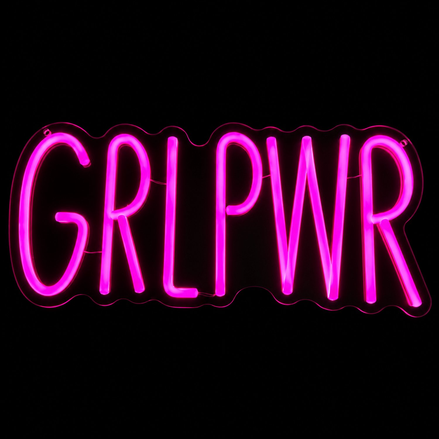 Neon Lamp - GRL PWR - Dimbaar - Incl. Ophangmateriaal - Neon Sign - LED Lamp - Verlichting - Wandlamp