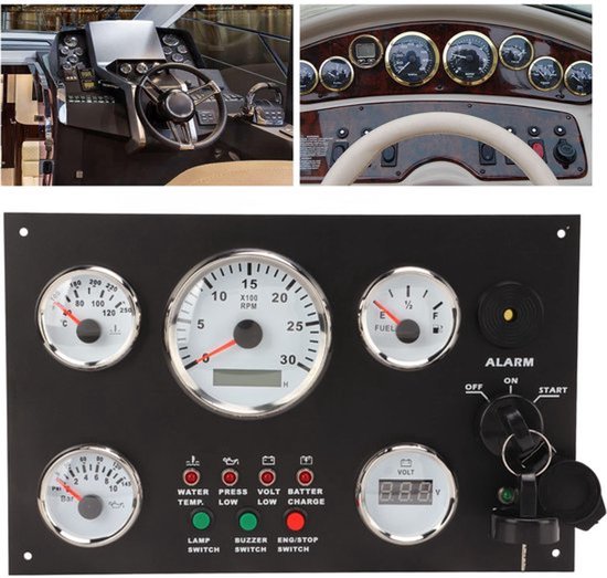 Instrumentenpaneel, motordashboard Instrumentenpaneel Resterend oliepeil Olievolume Spanningswaarde voor landbouwmachines(12V) — afbeelding 2