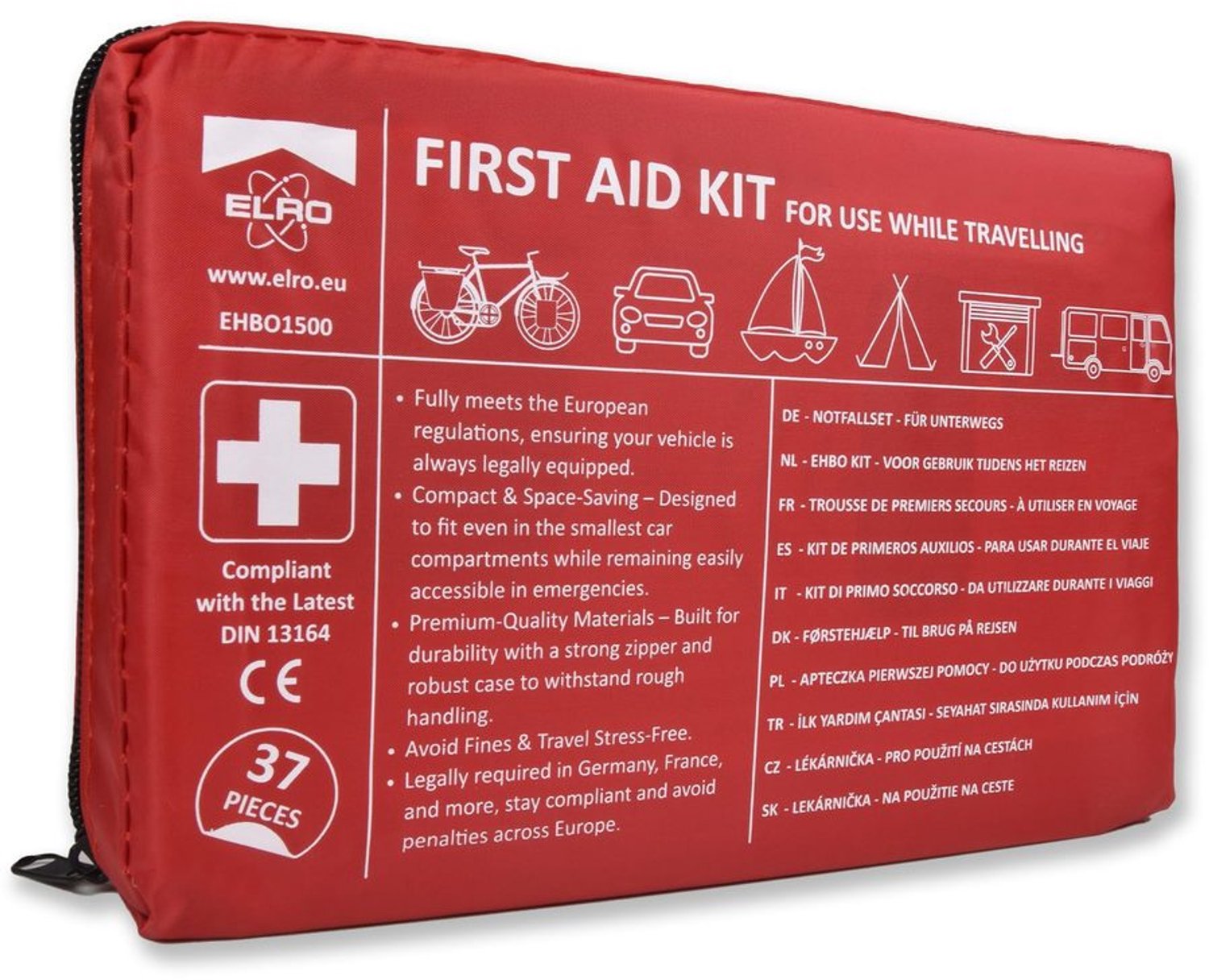 Kit voor Auto en Thuis - 37-delig met veiligheidsvest