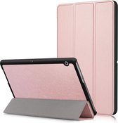 Flip Cover Hoesje voor Huawei MediaPad T3 10 Inch Tablet – Book Case Stand – Rose Gold