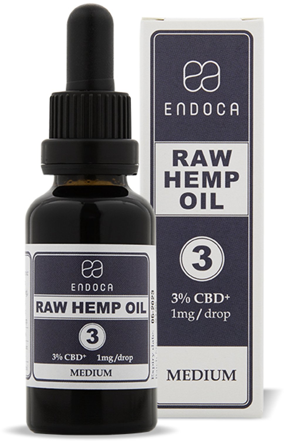 Endoca 3% CBD olie - 30ml - full spectrum - cannabidiol - cbd oil - wietolie - hennepolie - cannabis olie