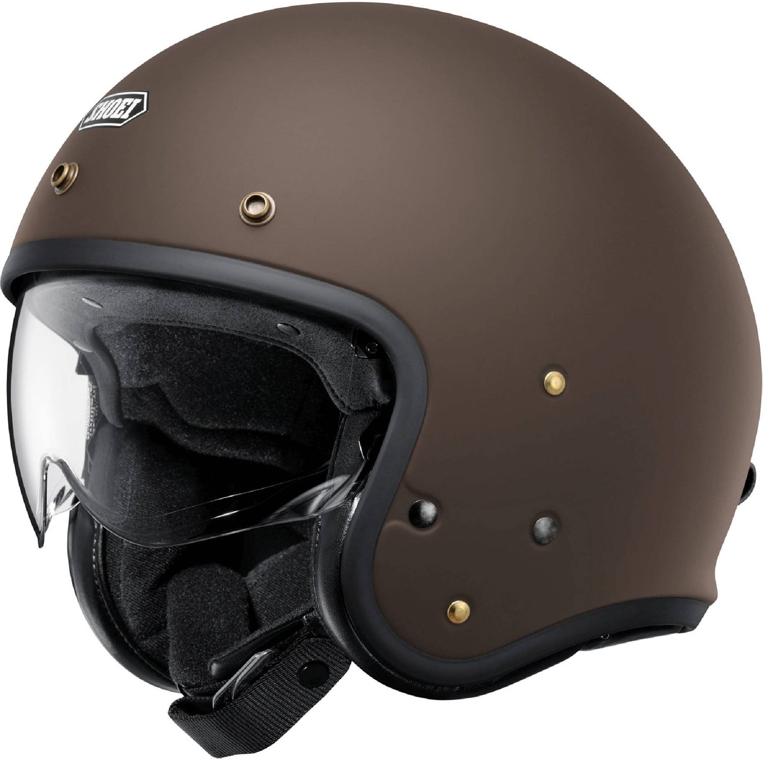 Shoei J.O2 Mat Bruin Jethelm - Helm