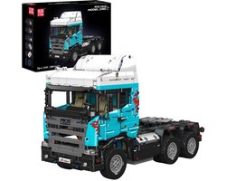 Mould King 13203 Vrachtwagen trekker bouwset | Radiografisch bestuurbare auto creator modelbouw | Educatief classic constructie speelgoed bouwpakketten voor kinderen & volwassenen | Accu niet geschikt voor Lego technic | Bouwdoos met 2060 bouwstenen