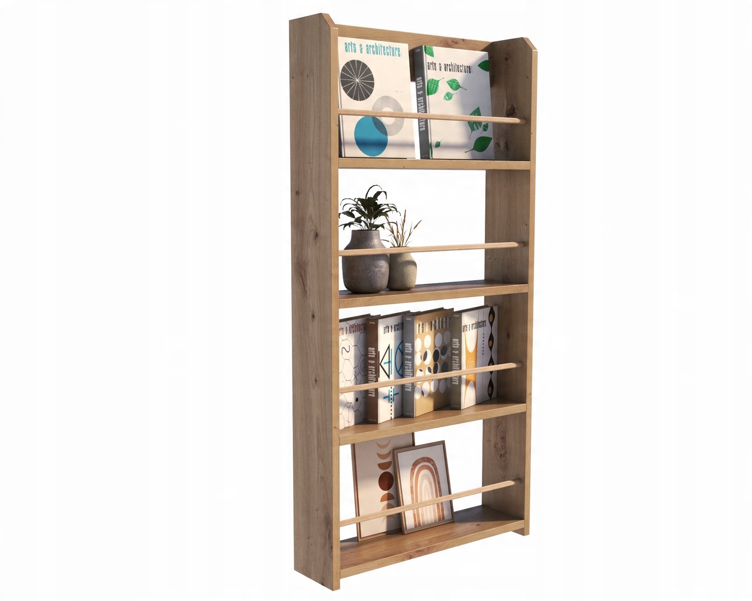Per La Vita Franco - Kinderboekenkast - Artisan eiken - Vrijstaand