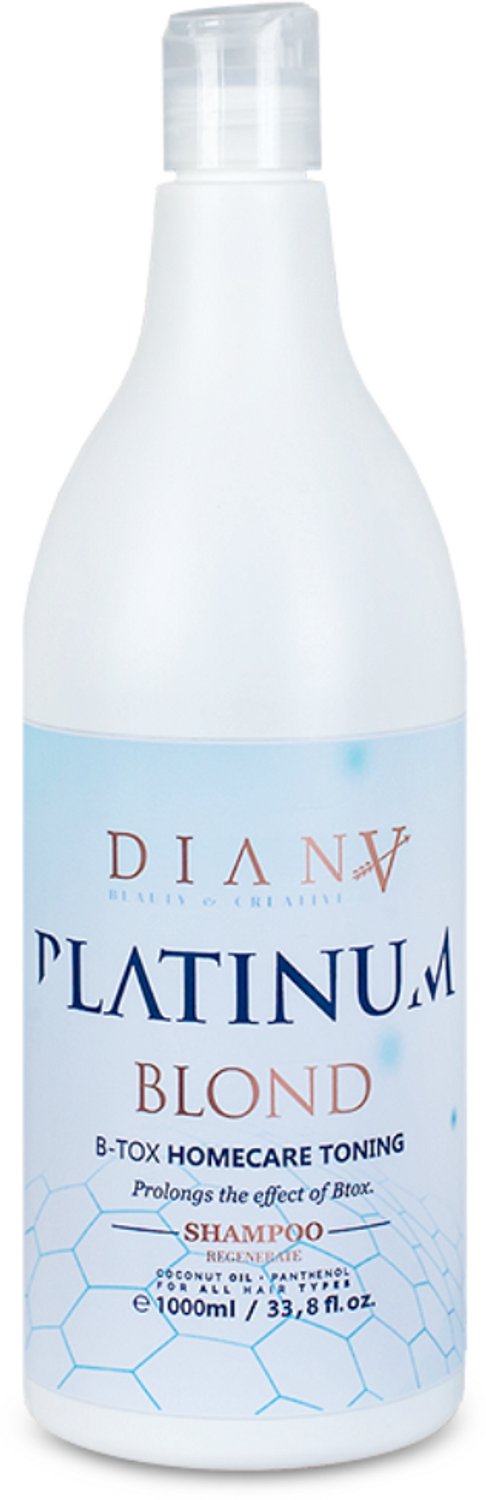 Platinumbotox haarmasker 1000g voor thuiszorg na de behandeling - 'No Yellow' Systeem, zonder parabenen, sulfaten en siliconen - Intense Hydratatie en Anti-Frizz voor Blond Haar met Kokosolie en Panthenol, Geschikt voor Alle Haartypes