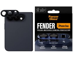 PanzerGlass Fender Camera Protector geschikt voor Apple iPhone Duo - Dark Blue