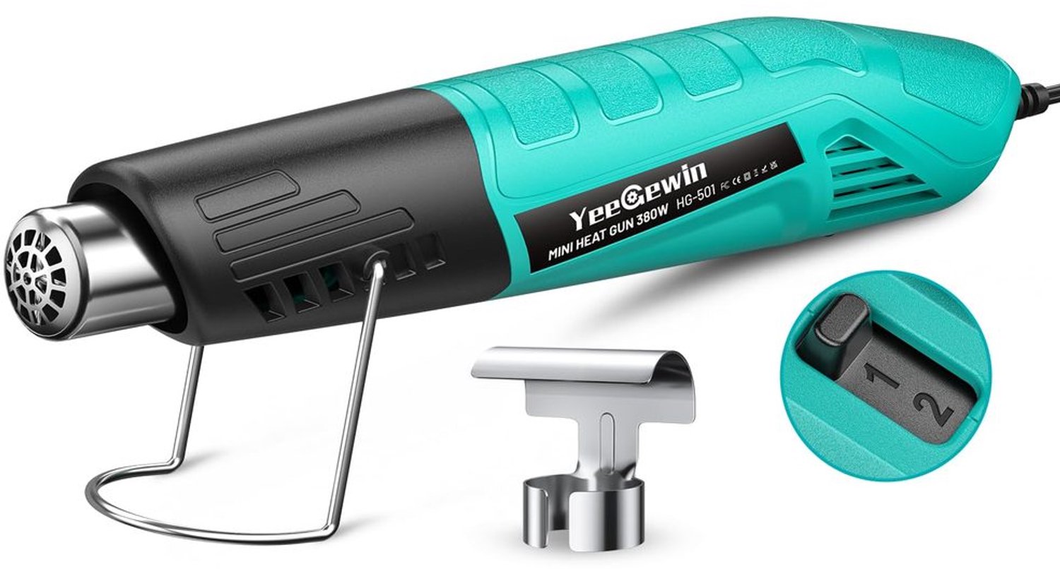Mini Hot Air Blower met Dubbele Temperatuurinstellingen 380W
