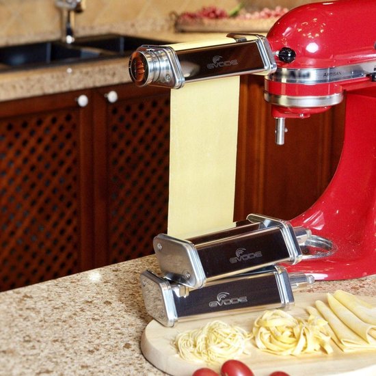 Pasta Accessoire voor Keukenmachine met Pasta Roller en Snijders — afbeelding 3