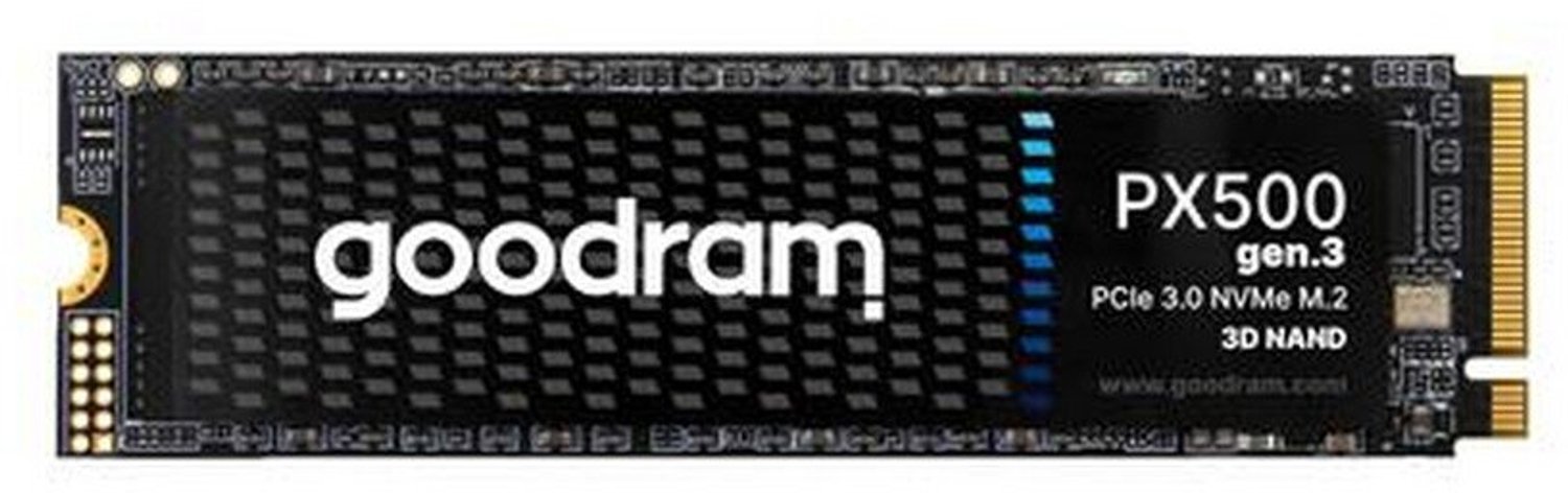 Goodram PX500 Serie SSD 1TB PCIe 3×4 M.2 2280 Transparant