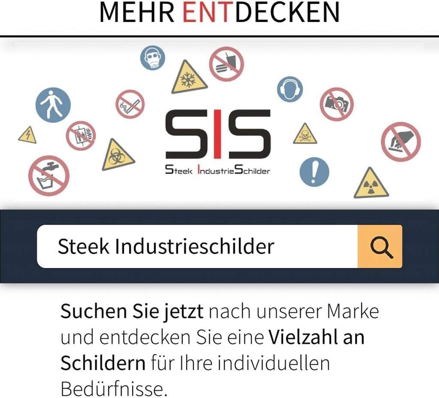 Waarschuwing tegen valgevaar sticker Ø 10 cm - weerbestendig - UV-bescherming - eenvoudig aan te brengen - ServiceTopper