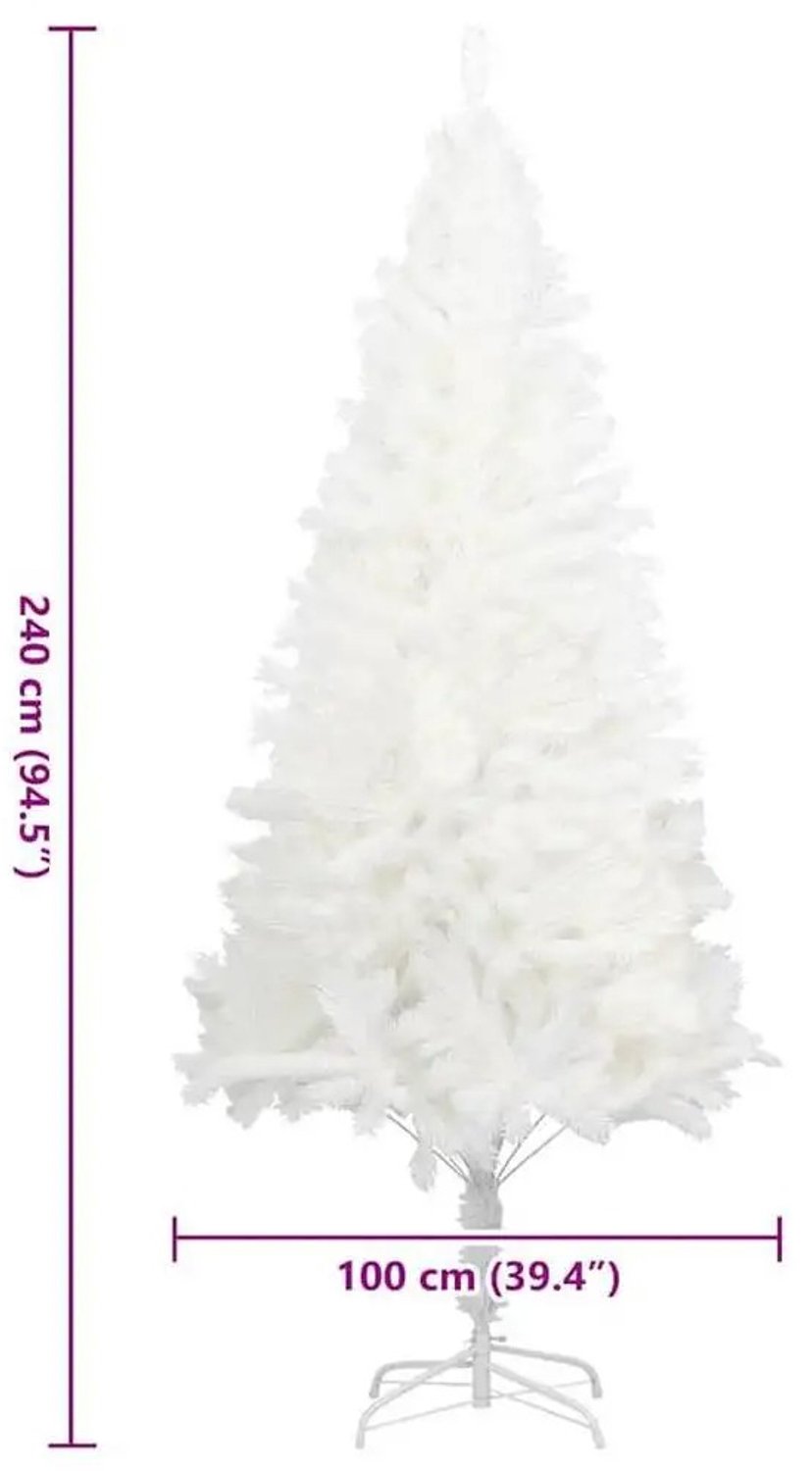 VILIMA - Kerstboom - Kunstkerstboom - Kerstboom wit - Kerstmis - 240 cm hoog - Volle boom - Stijlvol wit - Realistisch - Stevig – foto 2