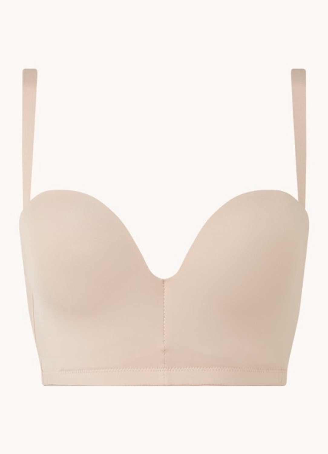 Wonderbra Ultimate Backless BH Dames – 70B – Beige – Voorgevormde cups – Lage rug