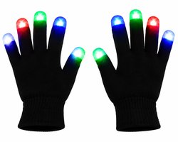 Wantohave LED Handschoenen - Lichtgevende handschoenen met licht - Zwart