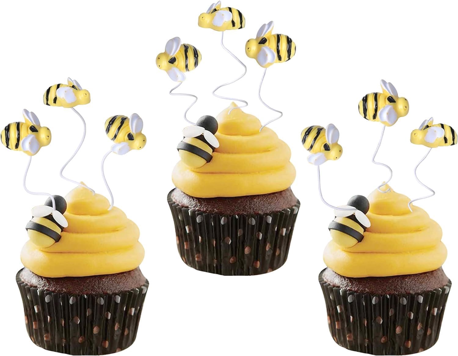 30 Bijen Taartdecoratie Figuurtjes Cupcake Toppers