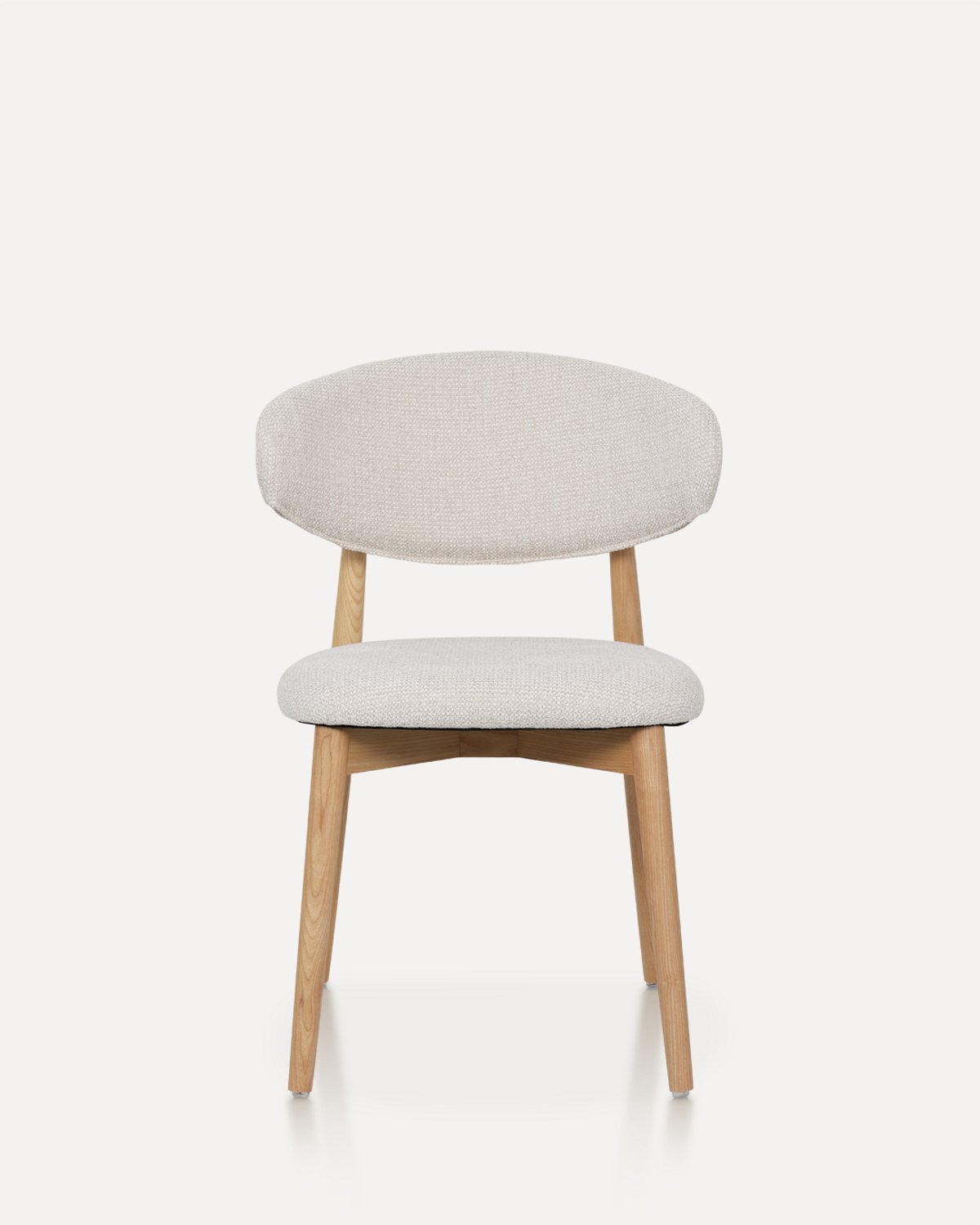 in& out door furniture Wooden Stoel,Eetkamer Stoel,Daisy Naturel / Gebroken wit