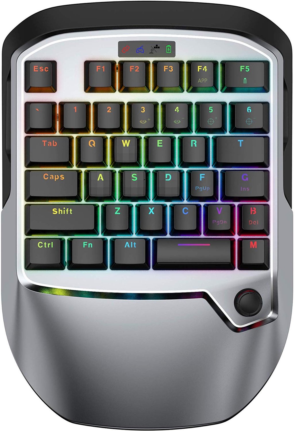 Draadloos Gaming Toetsenbord met RGB Verlichting voor Console en PC