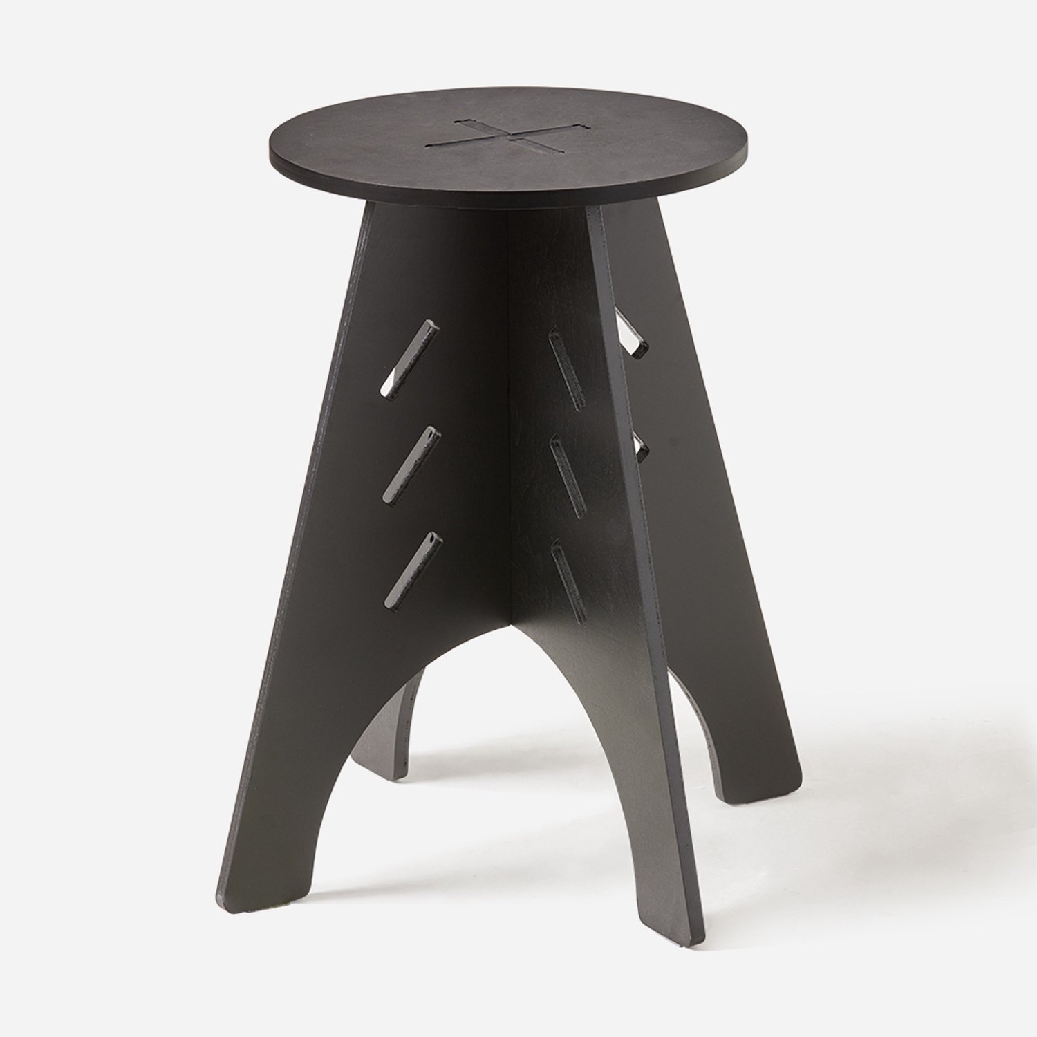 SoBuy HFBT01-K-BR Bijzettafel - 32,5 x 32,5 x 48,5 cm - Zwart