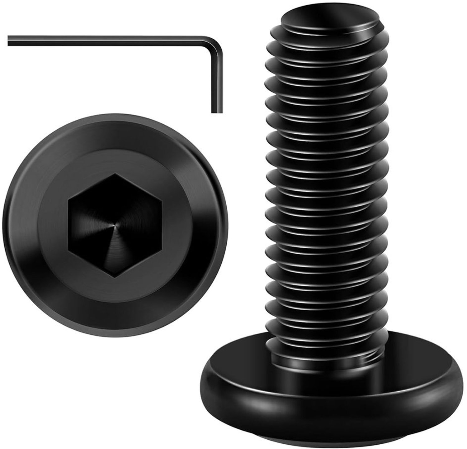 20 Stuks M6 x 20mm Platte Hoofdscrews van Roestvrij Staal