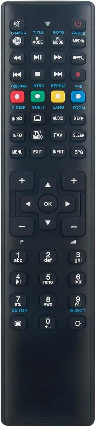 Afstandsbediening RC1255 - Vervangend model - Compatibel met Medion TV - M-winkel - m-winkel