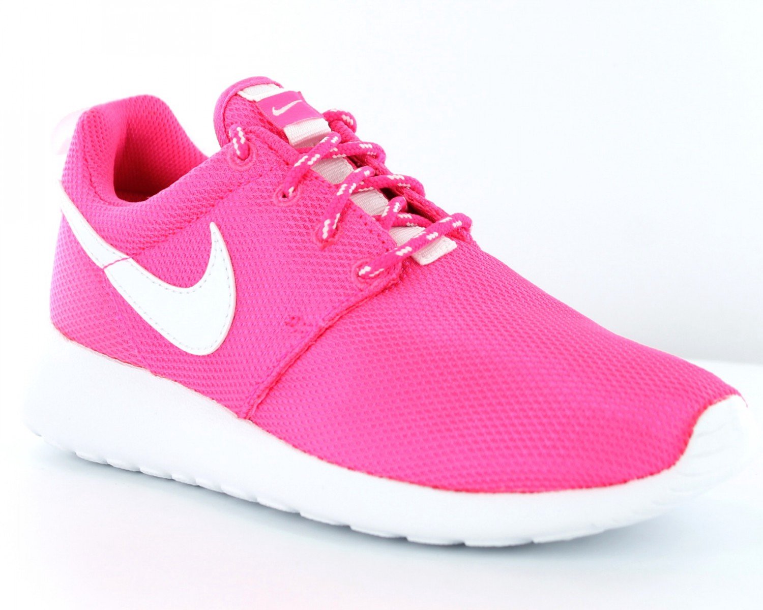 Nike Roshe Run (GS) Hyper Pink/White/Roze Wit