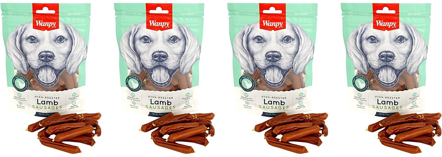 Hondensnack Wanpy - Natuurlijke Lam - 4 stuks - Multipack