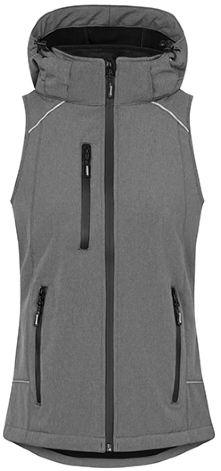Promodoro Women´s Softshell Vest E7845 Heather Grijs