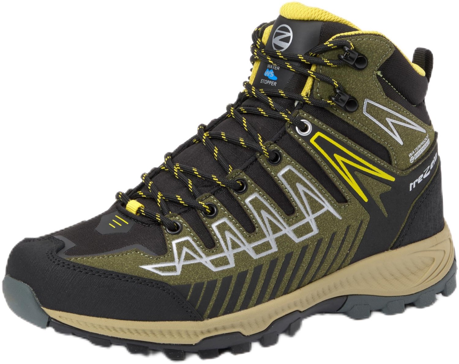 Trezeta Thunder Mid WP Wandelschoen Waterdicht Heren Geel