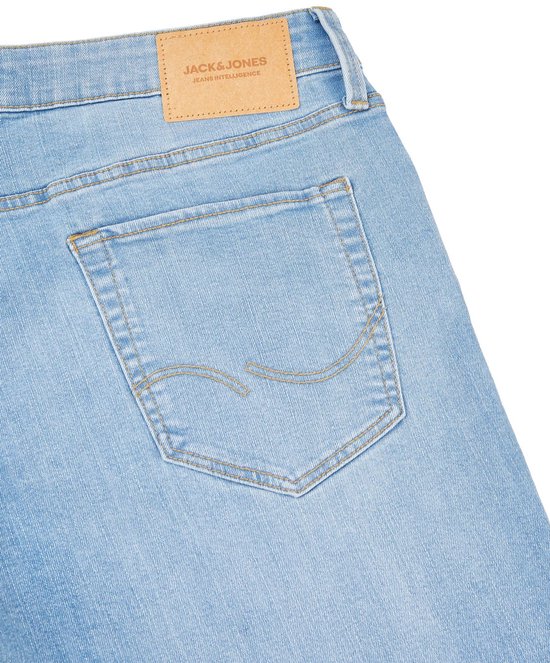 Jack & Jones Heren Jeans Broeken JJIGLENN JJICON SQ slim Fit Blauw Volwassenen Denim Jeansbroek Spijkerbroek heren