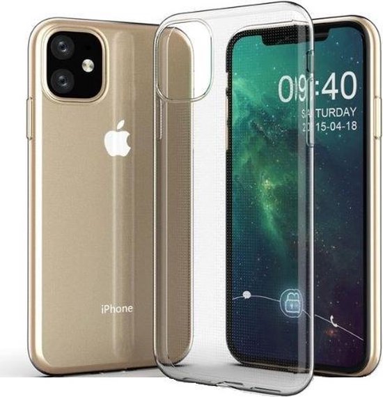 Ntech Apple iPhone 11 Back Cover Hoesje Transparant