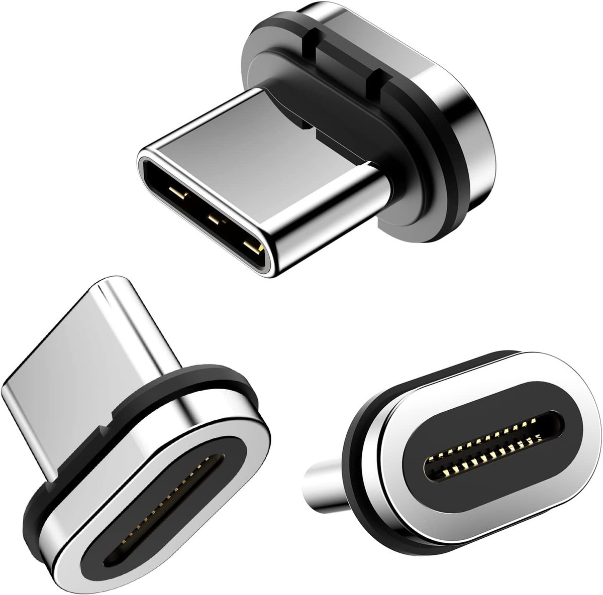 24pins Magnetic USB C Connector Tips Head (3 Pack) - ShopVlot