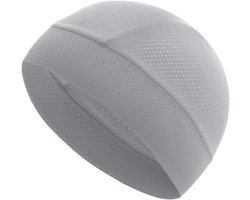 Dunne muts voor heren, zomer, ademend, netgat, lichte beanie, fietsmuts onder helm, sport met uv-bescherming, 48-62 cm, hardloopdoodshoofd, hoofdbedekking