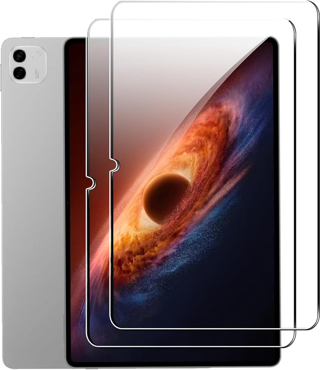 2 stuks beschermfolie van gehard glas voor Honor Magic Pad 4 12,3 inch, luchtbelvrij, krasbestendig, hardheid 9H, 2 stuks