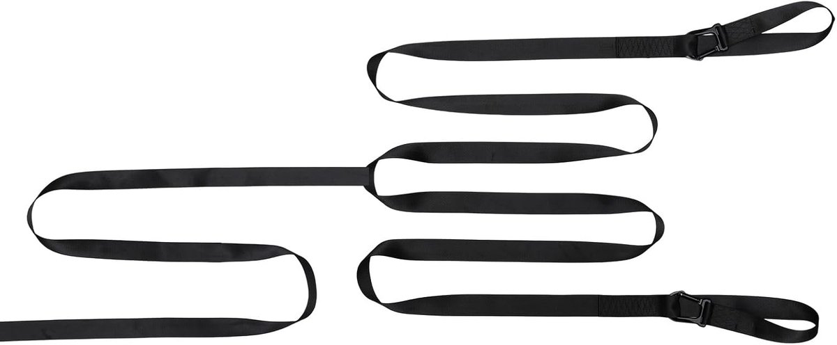 Sneeuwscooter-Sleepkabel met Haak, 579,12cm Zware Noodsleepkabel voor Slede ATV UTV Skidoo-Accessoires Snelkoppeling Bergingsband voor Terreinwagens en Noodpakketten