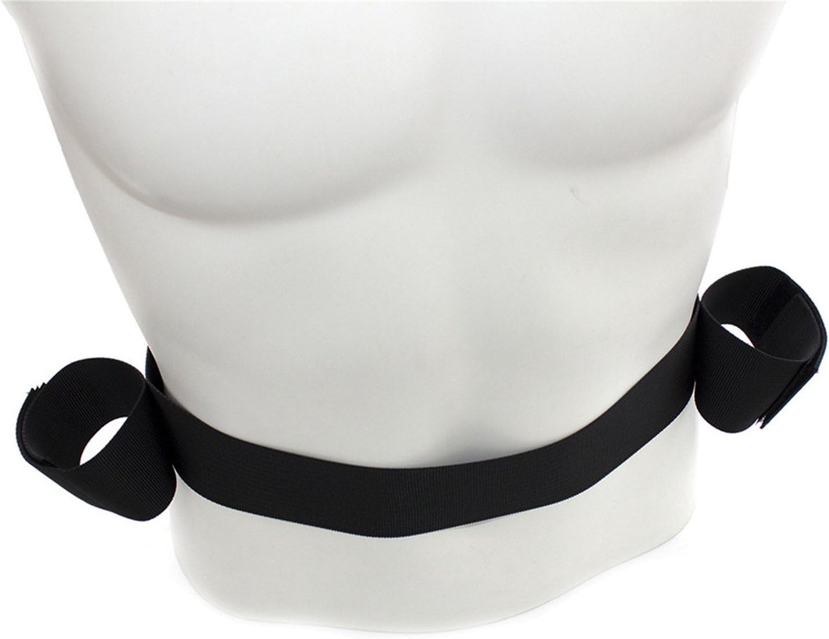 Handboeien Hand- en Tailleboeien, Boowhol Bondagesets Handboeien met verstelbare tailleband, nylon SM-speelgoed