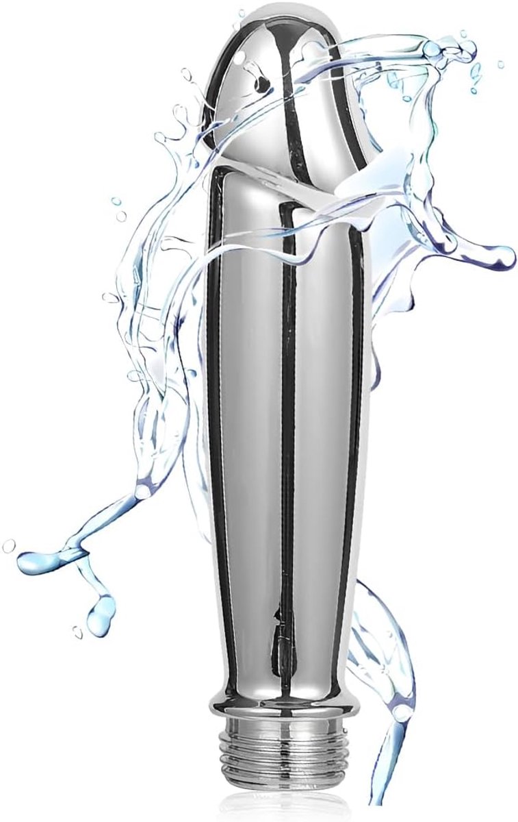 Anale Douche Met Meerdere Wateropeningen,Voor Een Grondige Reiniging,Van Robuust Aluminium,Universele Aansluiting,Voor Gebruik Onder De Douche