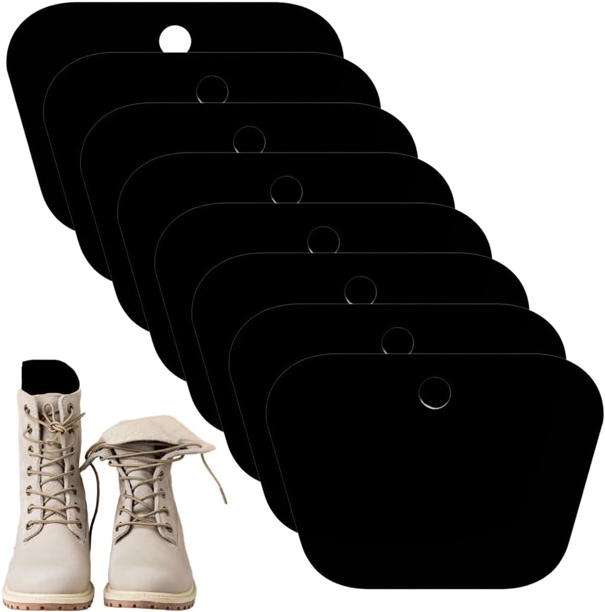 Laarzenspanners, vorm voor laarzen, steunvormen, spanbladen voor laarzen, laarzenspanners voor dames en heren (15 cm)