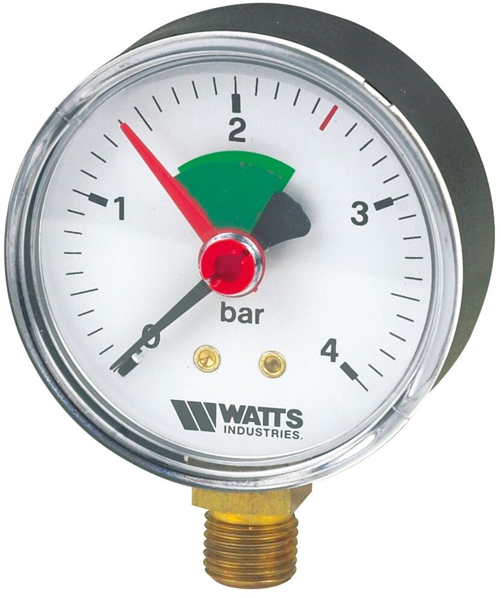 Manometer cv 4bar 1/4" onder