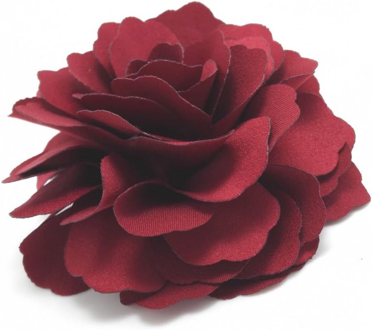 Camelia's Een bloem Haarclip Broche(Donker Rood)(A74)