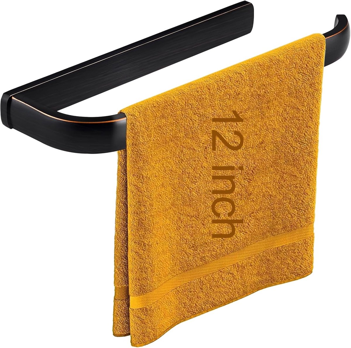 Messing Handdoek Bar voor Badkamer Olie Gewreven Brons, Roestvrije Wandmontage Handdoek Rack Hanger