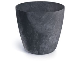 Prosperplast Mate bloempot - Beton effect antraciet 30 cm