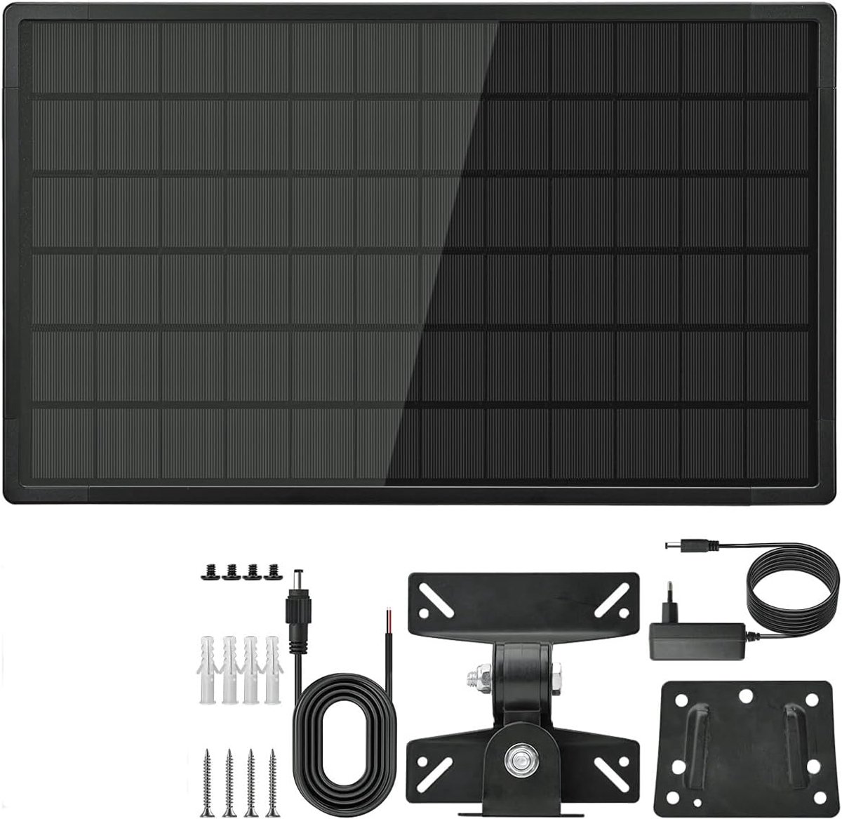 Solar kit 20 W with integrated USB 5V, 6V, 9V, 12V, lithium battery pack 133.2 Wh / 36000 mAh - ShopVlot
