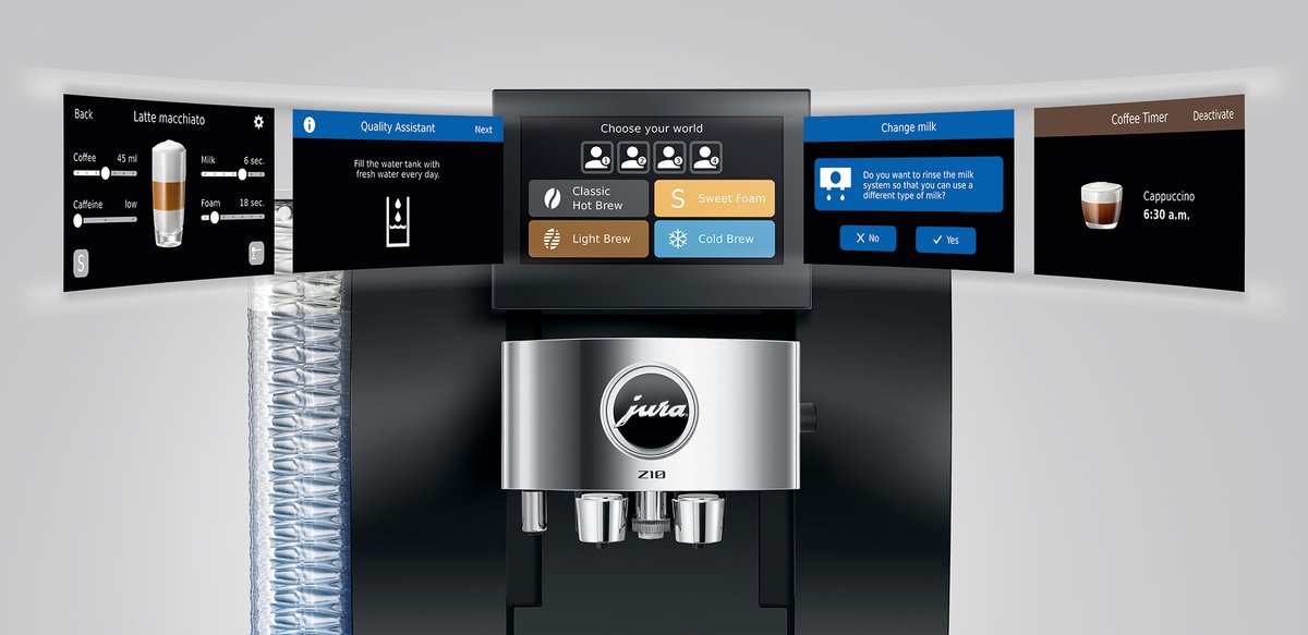 JURA - Z10 Obsidian Black (EC) - Volautomatische koffiemachine thumbnail 2