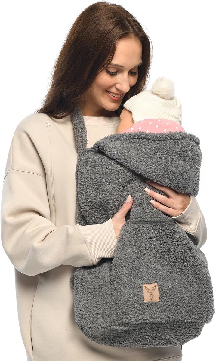 MijaCulture Carrying Case M025 TEDDY – Universal Cover for Baby Carrier, Sling and Cape, Warm Cover for Babies - ShopVlot