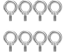 QIMEI-SHOP Cancamo M5 304 Stainless Steel Eyelets for Hanging and Attaching, Pack of 8 - ShopVlot