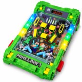 Ambassador® Minecraft Flipper - Officiellement Autorisé - Arcade Pinball - Mini Flipper - Borne d'Arcade - Compteur de Score - Modèle de Table - Jeux pour Enfants - Adultes - Le grand livre des jouets 2025