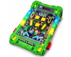 A Ambassador® Minecraft Flipperkast - Officieel Gelicentieerd - Arcade Pinball - Mini Flipperkast - Speelkast - Scoreteller - Tafelmodel - Spelletjes voor Kinderen - Volwassenen - Het grote speelgoedboek 2025