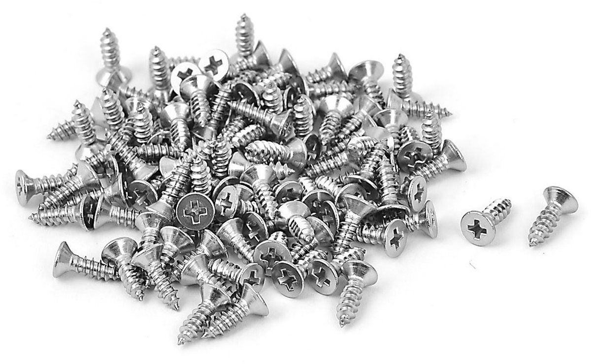sourcingfolder M2.9x9.5mm countersunk cross head self tapping screw fasteners 100Pcs - ShopVlot