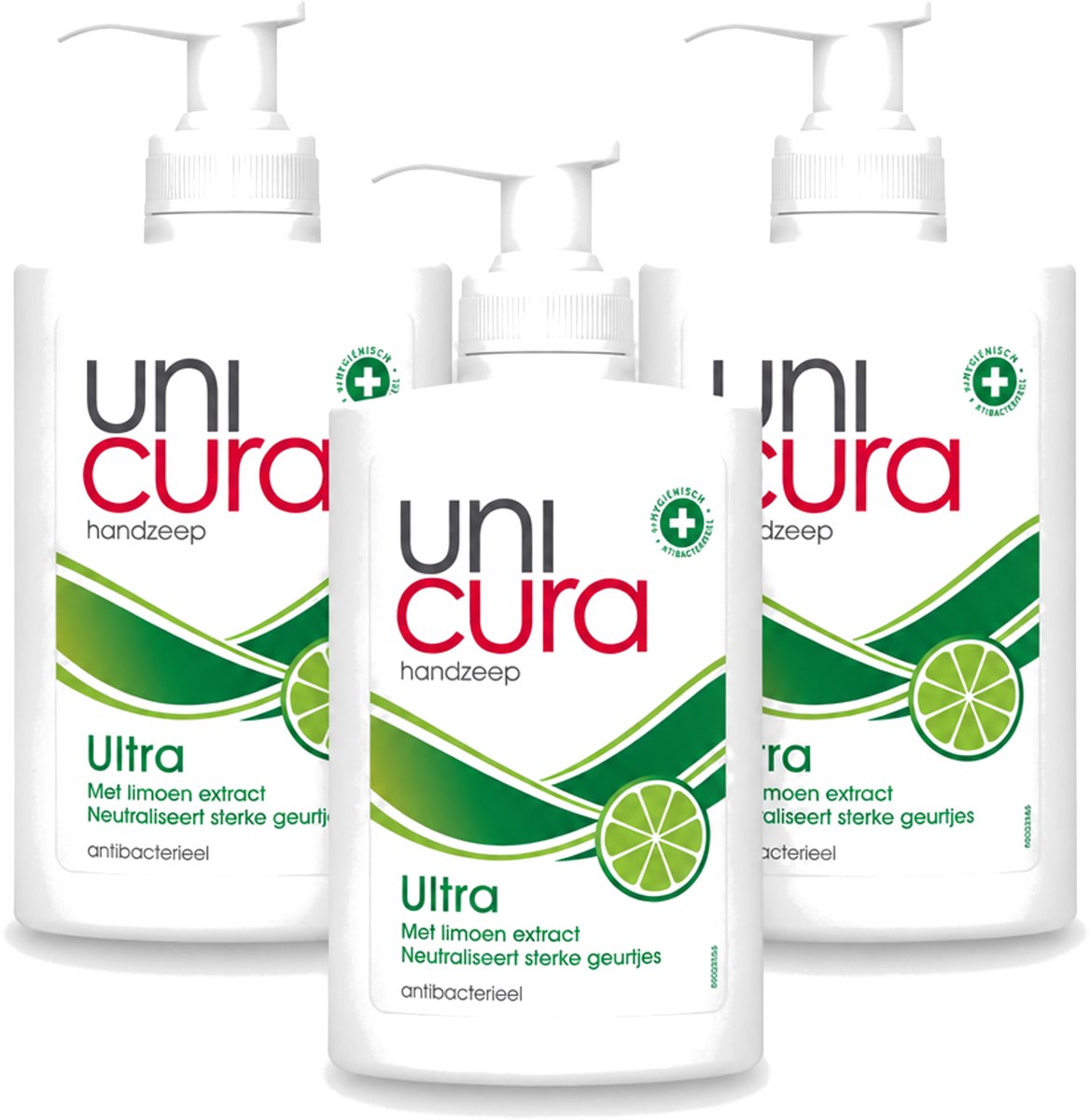 3 x Unicura - Vloeibare Zeep Ultra - Verzorgend - 250 ml Pomp - Voordeelverpakking - 3 stuks
