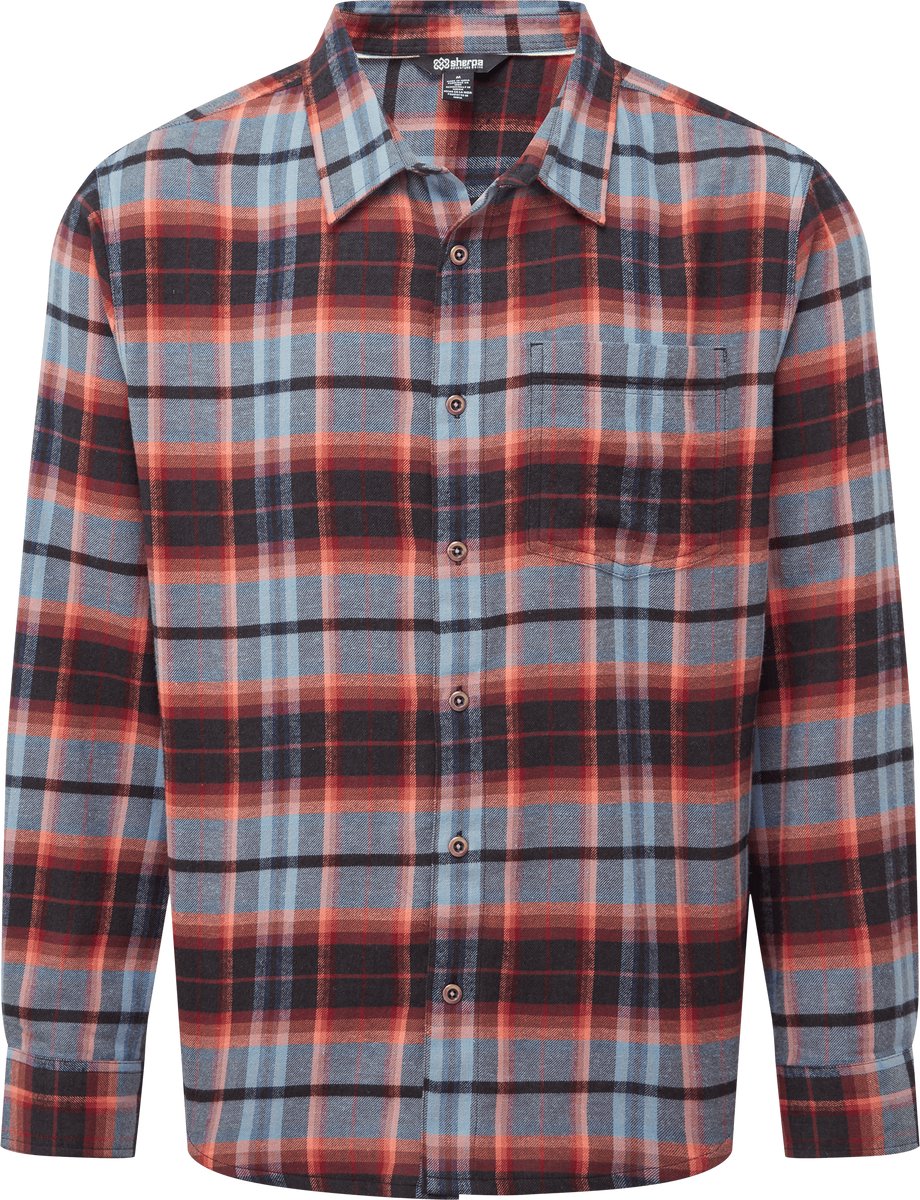 Sherpa Adventure Gear Batsa Overhemd met Lange Mouw Tilicho Blauw