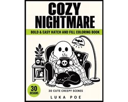 One Pen Coloring- Cozy Nightmare